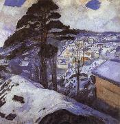 Edvard Munch The Winter china oil painting artist